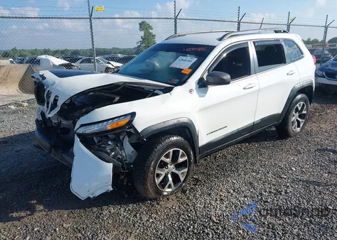 2015 Jeep Cherokee Trailhawk z USA, uszkodzony, nr VIN 1C4PJMBS8FW786847